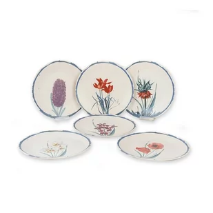 Zestaw 6 ceramicznych talerzy do serwowania My Ceramic, ø 25 cm - Talerze - miniaturka - grafika 1