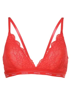 GUESS - Gorset damski, czerwony - Biustonosze - miniaturka - grafika 1