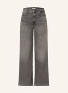 Spodnie damskie - Tommy Hilfiger Dżinsy Z Szerokimi Nogawkami grau - miniaturka - grafika 1