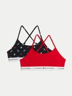 Biustonosze dla dziewczynek - Tommy Hilfiger Komplet 2 biustonoszy UG0UG00755 Kolorowy - miniaturka - grafika 1