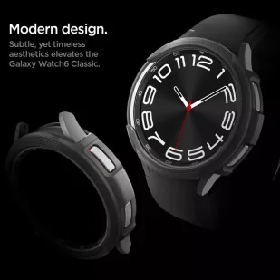 Etui Spigen Liquid Air do Samsung Galaxy Watch 6 Classic (43 mm) matte black - Akcesoria do smartwatchy - miniaturka - grafika 12