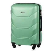 Walizki - Walizka Średnia Twarda z ABS-u Miętowa - miniaturka - grafika 1