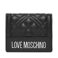 Portfele - Mały Portfel Damski LOVE MOSCHINO JC5601PP1NLA000B Czarny - miniaturka - grafika 1