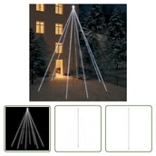 Oświetlenie świąteczne - The Living Store Lampki choinkowe wewnętrzne zewnętrzne 1300 LED zimna biel - miniaturka - grafika 1