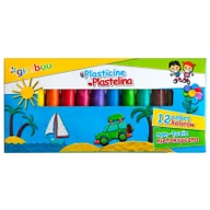 Masy plastyczne - GIMBOO Plastelina 12 kolorów PBS Connect Polska - miniaturka - grafika 1