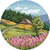 Pasmanteria - Haft krzyżykowy - Zestaw do haftu - Letni pejzaż - miniaturka - grafika 1