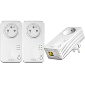 Wzmacniacze sygnału wifi - Transmiter sieciowy Strong Powerline 600 TRI FR, 3ks (PL600TRIFR) Biały - miniaturka - grafika 1