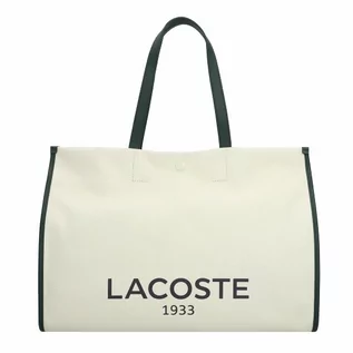 Torebki damskie - Lacoste Neo Heritage Shopper Bag 40 cm farine sinople - grafika 1