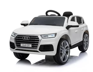 Samochód Na Akumulator Audi Q5 SUV Biały /q5-suv - Pojazdy elektryczne dla dzieci - miniaturka - grafika 3