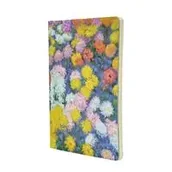 Szkolne artykuły papiernicze - Zeszyt Paperblanks Monet Chrysantemus A4 w kropki - miniaturka - grafika 1