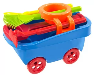 Mochtoys Wózek z narzędziami ogrodnika - Zabawki do piasku - miniaturka - grafika 1