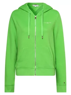 Tommy Hilfiger - Damska kurtka z kapturem, zielony - Kurtki damskie - miniaturka - grafika 1