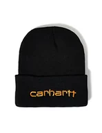 Czapki damskie - Carhartt Męska czapka Teller Cold Weather, Czarny, Rozmiar uniwersalny - miniaturka - grafika 1