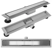 Odpływy liniowe - Rea Odpływ Liniowy REA Neox STAL SZCZOTKOWANA 70 - miniaturka - grafika 1