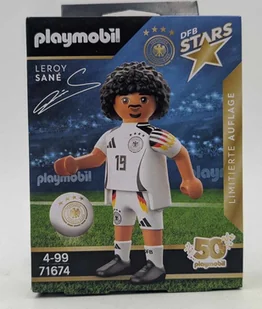 PLAYMOBIL 71674 Footballer DFB Leroy Sane Niemcy - Figurki dla dzieci PLAYMOBIL 71674 Footballer DFB Leroy Sane Niemcy - Figurki dla dzieci - miniaturka - grafika 1