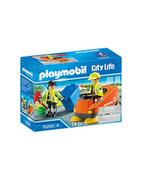 Playmobil PLAYMOBIL 70203 sweeper construction toys