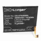 Baterie do telefonów - VHBW Bateria do Alcatela A7 / OT-5090Y, 3850 mAh - miniaturka - grafika 1