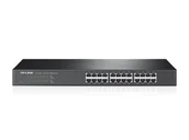 Switche - TP-LINK TL-SF1024 Nie zarządzany Fast Ethernet (10/100) Czarny TL-SF1024 V9 - miniaturka - grafika 1