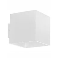 Lampy ścienne - Lampa kinkiet ścienny loft Cube 1xG9 kwadratowy 12cm metalowy biały - miniaturka - grafika 1