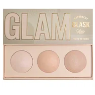 Rozświetlacze do twarzy i ciała - Glam Shop Paleta rozświetlająca Glam Naturalny Blask - miniaturka - grafika 1