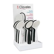 Biżuteria - akcesoria - 3 x stojak na biżuterię z ceramiki, 3 cele, 12 sztuk, 3C 400 g - miniaturka - grafika 1