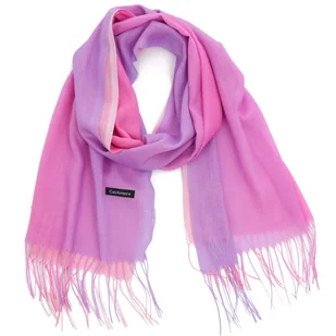 Szalik Damski Floral Breeze Różowo-Fioletowy - Apaszki i szaliki damskie - miniaturka - grafika 1