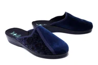 Kapcie damskie - ADANEX 111 BIO 206 GR/CZ granat/czarny, kapcie/klapki damskie - Adanex - miniaturka - grafika 1