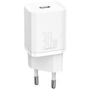 Ładowarki do telefonów - Baseus Ładowarka sieciowa Super Si Quick Charger USB-C PD 30W White CCSUP-J02 - miniaturka - grafika 1