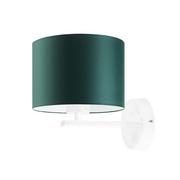Lampy ścienne - Kinkiet, lampa ścienna, Medelin, 22x21 cm, klosz butelkowa zieleń - miniaturka - grafika 1