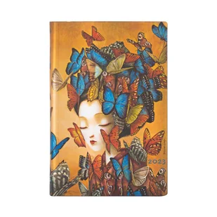 Kalendarz Paperblanks 2023 Madame Butterfly Flexi Mini Tygodniowy - Kalendarze - miniaturka - grafika 2