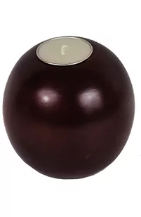 Drewniany świecznik na podgrzewacze, TYP: ball tealight gładki - Świeczniki - miniaturka - grafika 1