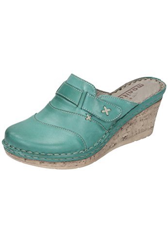 Manitu klapki damskie 900474, zielony, 40 EU