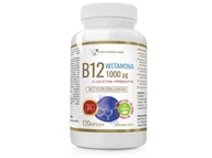 Witaminy i minerały dla sportowców - PROGRESS LABS Progress Labs Vitamin B12 1000mcg + Prebiotyk 120caps - miniaturka - grafika 1