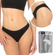 Majtki damskie - Majtki Damskie Figi Bawełniane Bezszwowe Gatta Mini Bikini - Xl - miniaturka - grafika 1