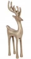 Ozdoby bożonarodzeniowe - Złoty renifer 35 cm figurka bożonarodzeniowa - miniaturka - grafika 1