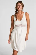 Bielizna nocna - Hunkemöller Halka Jersey Nova Biały - miniaturka - grafika 1