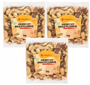Zestaw orzechy brazylijskie 3x1kg - Orzechy i nasiona - miniaturka - grafika 1
