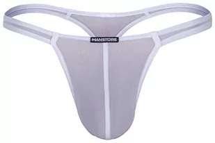 MANSTORE - M101 Stringi bungee - kolor biały - rozm. L - Majtki damskie - miniaturka - grafika 1