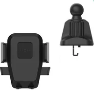 Uchwyty samochodowe do telefonów - Fixed Uchwyt samochodowy Iconiq Lock do kratki nawiewu, czarny - miniaturka - grafika 1