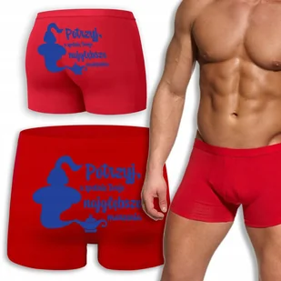 BOKSERKI RED Prezent Walentynki POTRZYJ SPEŁNIĘ NAJGŁĘBSZE MARZENIA - XXL - Majtki damskie - miniaturka - grafika 1