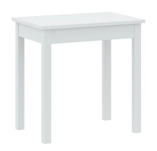 Stół Sendi 75X55 Biały - Stoły - miniaturka - grafika 1