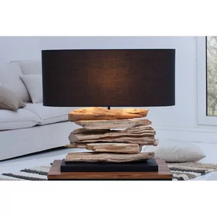 Invicta Interior Space Space Lampa Riverine II czarna 36787 - Lampy stojące - miniaturka - grafika 1
