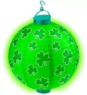 LAMPION PAPIEROWY ŚWIĘTEGO PATRYKA ZIELONY - Świeczniki - miniaturka - grafika 1