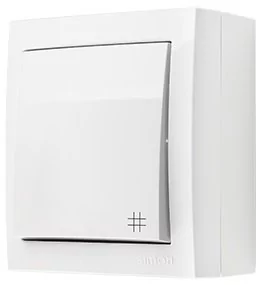 Simon Simon Aquaclick Łącznik krzyżowy, 10 AX, 250 V biały ACW7/11 ACW7/11 - Wyłączniki światła i elektryczne - miniaturka - grafika 1