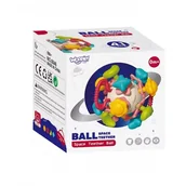 Gryzaki dla dzieci - Miękka Grzechotka 4w1 Gryzak Zabawka Sensoryczna dla Niemowląt 0m+ - miniaturka - grafika 1