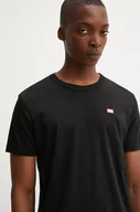 Koszulki męskie - Diesel t-shirt bawełniany T-MIEGOR-K77 męski kolor czarny z nadrukiem A14819.0SKAF - miniaturka - grafika 1