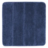 Dywaniki łazienkowe - Wenko WENKO dywanik łazienkowy Steps Marine Blue mata łazienkowa, antypoślizgowa, wyjątkowo miękka i gęstości wysokiej jakości, poliester, niebieski, 65 x 55 x 0.1 cm 23396100 - miniaturka - grafika 1