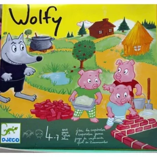 Djeco Gra Wilk i świnki - Inne gry towarzyskie - miniaturka - grafika 2