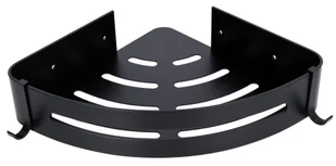 Czarna nowoczesna półka prysznicowa S6-B34 - Półki łazienkowe Czarna nowoczesna półka prysznicowa S6-B34 - Półki łazienkowe - miniaturka - grafika 1