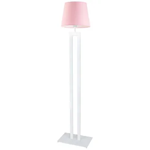Biało różowa lampa stojąca dziecięca VEGAS - Lampy stojące - miniaturka - grafika 1